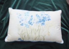 Vintage Laura Ashley Bluebell Wildflower Cushion