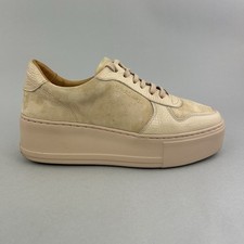 Russell &Bromley Park Lace Up Leather Flatform Sneakers Casual Trainers EU39 UK6