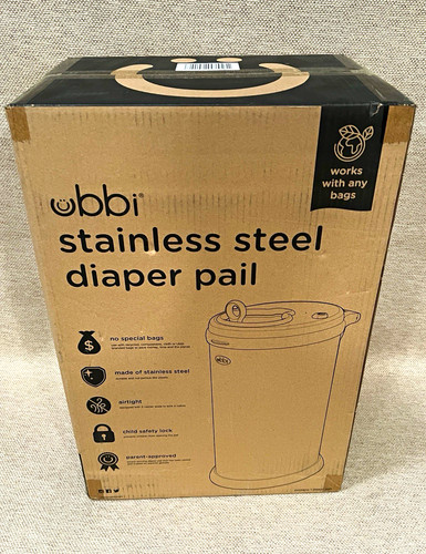 Ubbi stainless steel nappy - stainless,