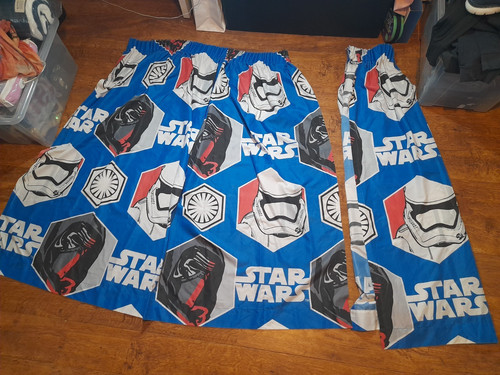 Star wars curtains - star,