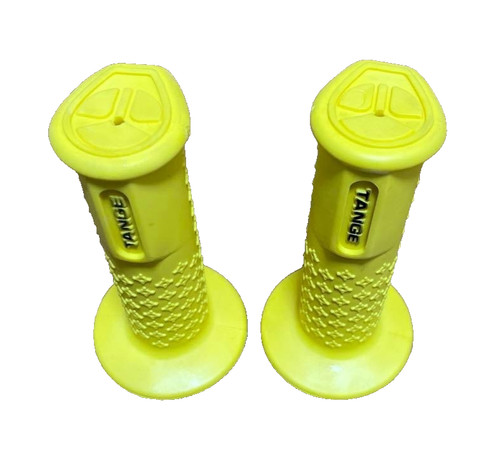 Tange old bmx grips - grips, yellow