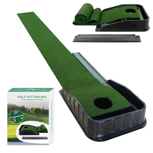 Golf putting mat - putting, ball
