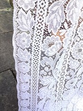 Vintage Retro 1970s White Net