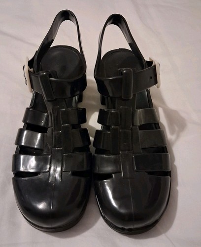 Ladies black juju jellies - black,