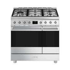 Smeg 90cm Dual Fuel Range Cooker - Stainless Steel C92GPX2