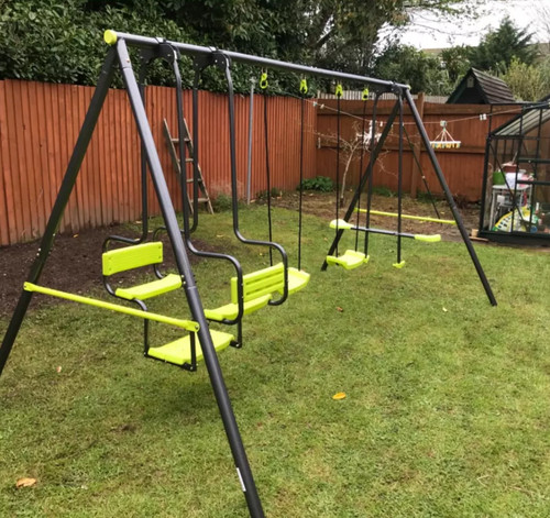 Kids swing set metal - swing, outdoor