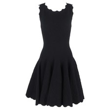 Alaïa Scalloped Mini Dress In