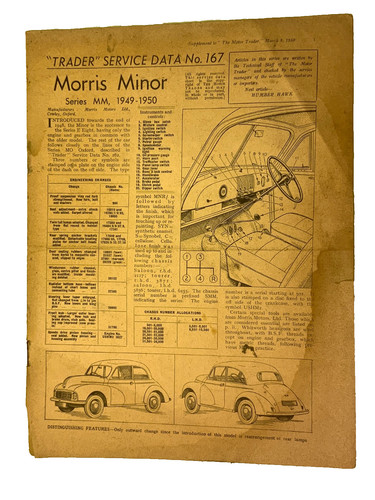 Auto data morris - morris, minor