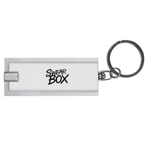 Swear box led keyring torch - 'swear,