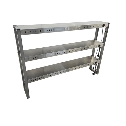 Triple heated gantry shelves - gantry,