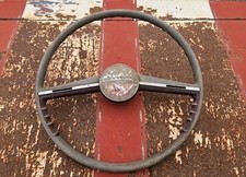 Original 1941 Pontiac Deluxe Steering Wheel 18" 41 Torpedo Streamliner Custom
