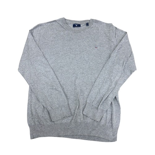 Gant mens knit jumper grey - knit,