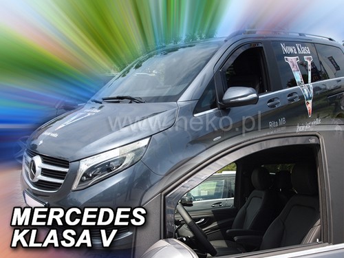 Heko wind deflectors mercedes - heko,
