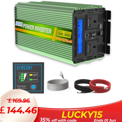 Edecoa power inverter - power, pure