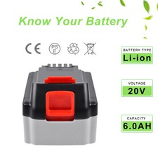 18V/20V 6.0Ah New Battery for