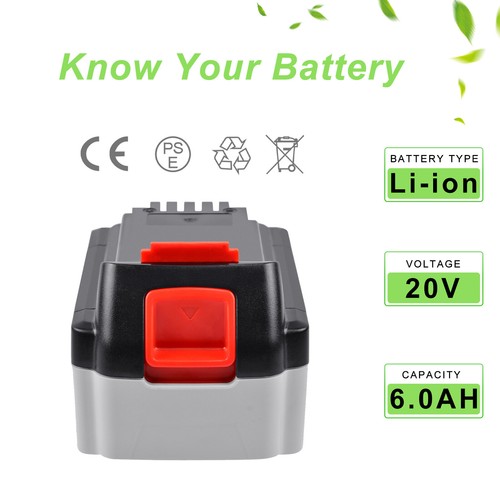 18v 20v 0ah - 6.0ah, for