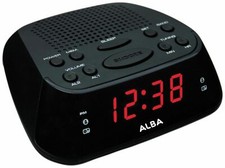 Bush Dual Alarm Clock Radio FM