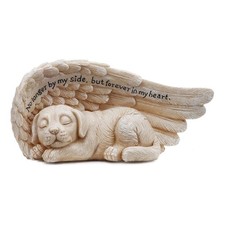 Garden Angel Pet Statue Ornaments dog Angel Pet Memorial Grave