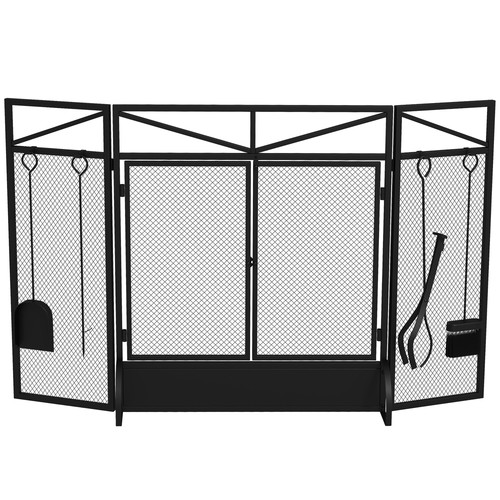 Homcom panel folding - panel, fire