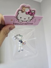 Hello Kitty Keyring Enamel Bag Charm Kawaii Sanrio Clip On Keychain zip charm