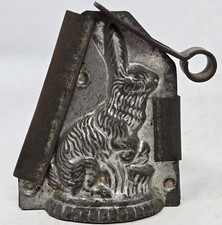 Vintage Chocolate Mold Rabbit Made In Germany 3" #4623 New York Van Emden Co.