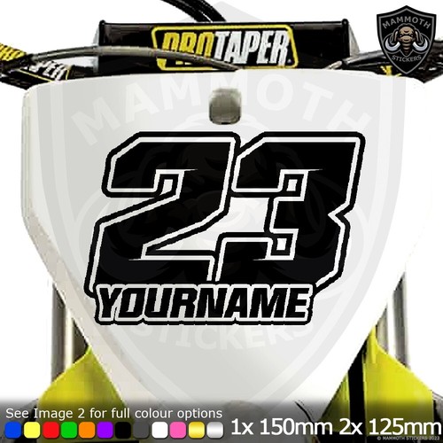 Custom race numbers name - numbers,