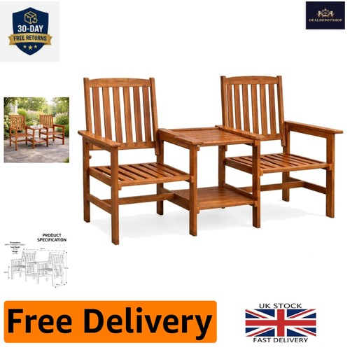 Wooden garden love - love, seat
