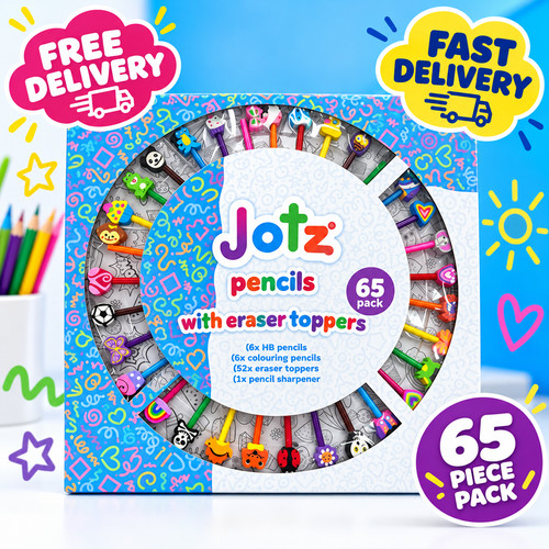 Jotz pencils with - hb, eraser