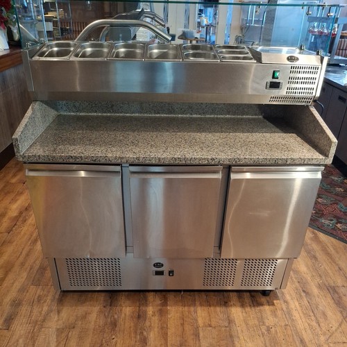 Door saladette prep counter - 3,