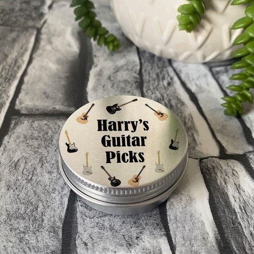 Personalised guitar plectrum - personalised,