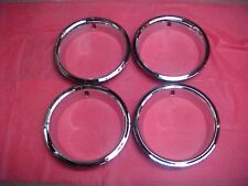 NORS 66-72 RALLY WHEEL TRIM RINGS CHEVELLE CAMARO NOVA IMPALA CORVETTE GTO 442