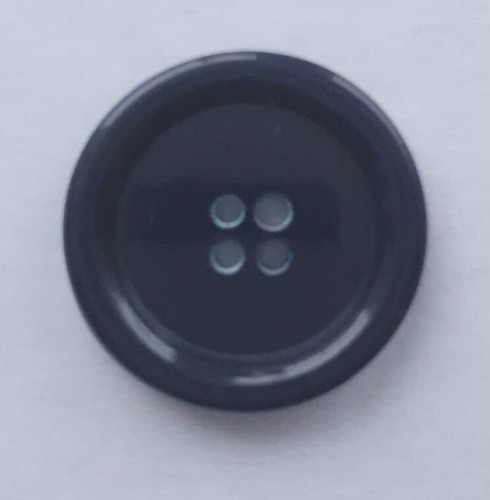Hole flat coat button15mm - hole,