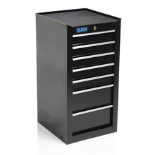 SGS Pro 7 Drawer Side Locker Tool Cabinet, Steel, Drawer Liners, Sliders & Lock