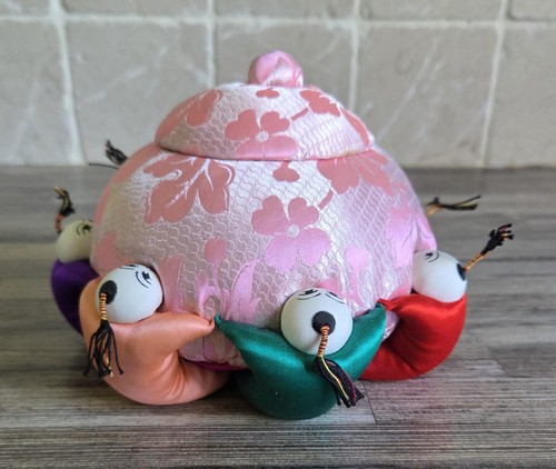 Vintage pink silk - pink, pin