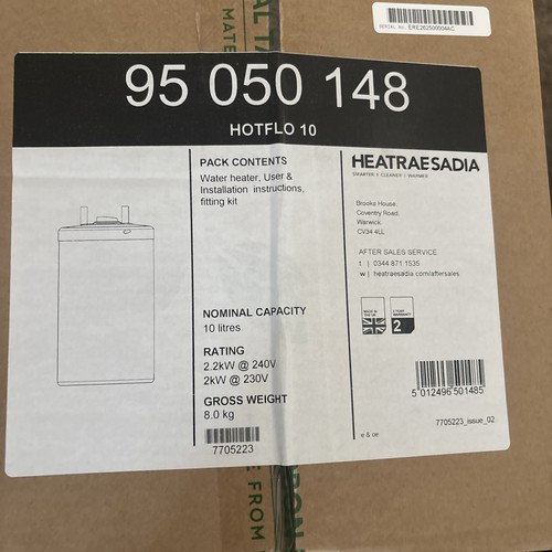 Heatrae sadia hotflo 10l - sadia,