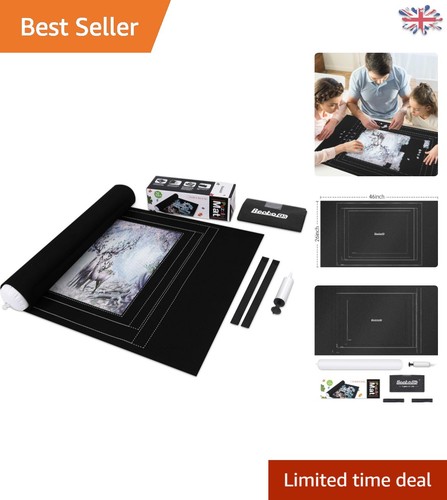 Black felt puzzle - roll,