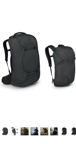 Osprey farpoint 55l 15l - osprey,