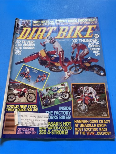 Dirt bike magazine october - dirt,