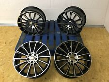 18" Twist Black pol Mercedes Benz c/e/s class c63 Alloy Wheels staggered