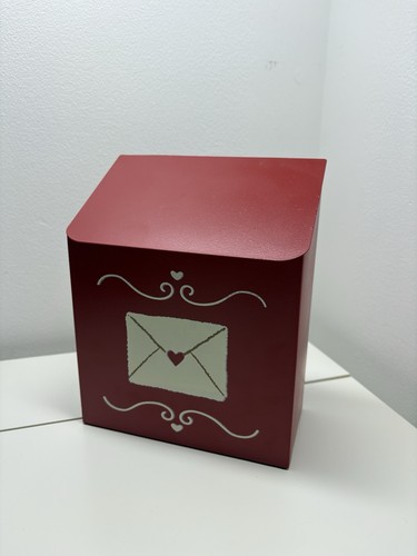 Small red post box - post,