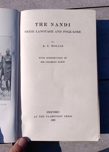 Antique book the - nandi, their