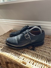 GRENSON Black Calf Monk Shoe