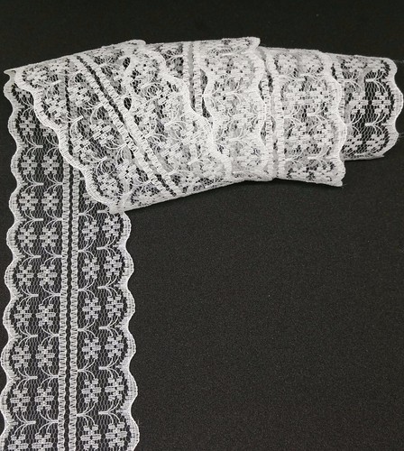 Vintage lace ribbon trim 40mm