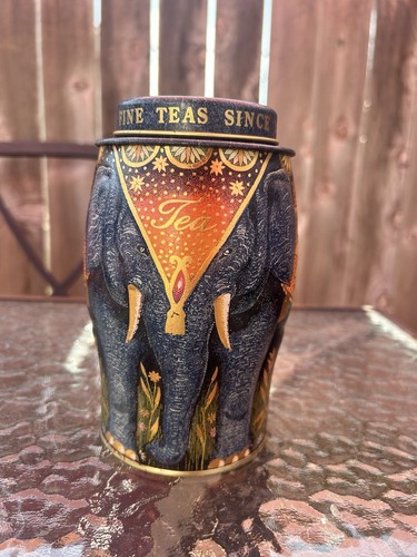 Williamson elephant tea tin - elephant,