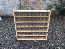 A Vintage Pigeon Hole Unit / Display Cabinet / Shop Fitting /