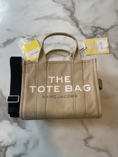 Marc Jacobs Women's Tote Bag Beige Canvas New! With Tags