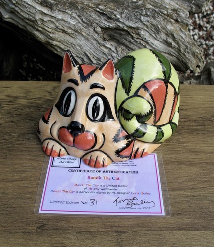 Lorna bailey bandit the cat - bandit,