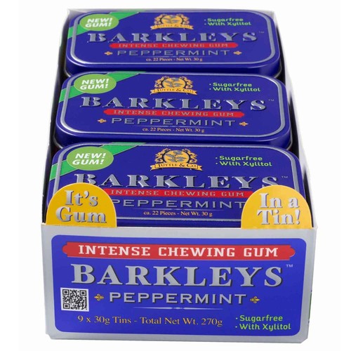 Barkleys peppermint chewing - barkleys,