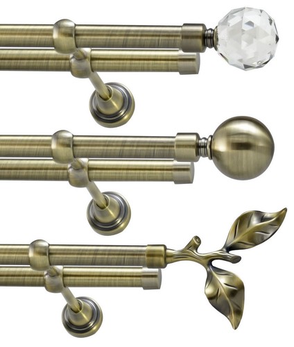 Curtain pole double eyelet - pole,