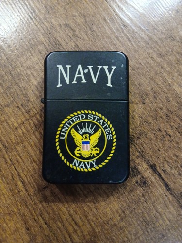 Zippo navy blue matte lighter - zippo,